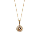 14K 0.16ct-Diamond 0.88ct/Morganite Fashion Necklace