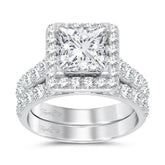 14K4.41CT LG DIA BRIDAL SET