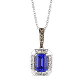 14K 0.23ct-Diamond 0.80ct/Tanzanite Fashion Necklaces