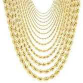 10K 5mm 26" Rope Chain