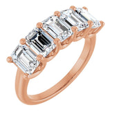14K Rose Gold 3 CTW Lab-Grown Diamond Anniversary Band