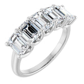 14K White Gold 3 CTW Lab-Grown Diamond Anniversary Band