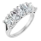 14K White Gold 1 7/8 CTW Lab-Grown Diamond Anniversary Band