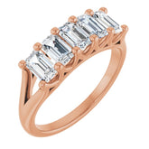 14K Rose Gold 1 3/4 CTW Lab-Grown Diamond Anniversary Band