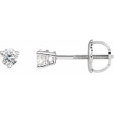Platinum .06 CTW Natural Diamond Earrings