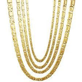 10K 6mm 24" S Tiger-eye chain