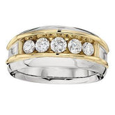 14K 2.00ct Diamond Channel-Set Wedding-Band