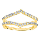 14K 0.25ct Diamond Prong-Set Ring-Guard