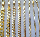 10K 10MM 8"H CUBAN ID BRACELET