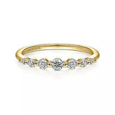 14K 0.26ct Diamond Wedding-Band