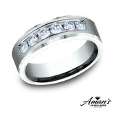 14K 1.00ct Diamond/SZ-9 Channel-Set Wedding-Band