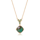 14k 5.41ct-Aqua Praise Levian Necklace