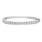 14K 1.00ct Diamond Bangle Bracelet