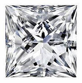0.43ct F/SI1 Natural-Certified Princess-Cut Diamond
