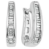 14k 2.0ct-Diamond Hoop Earring