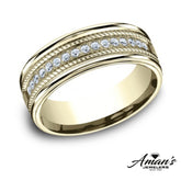 14K 0.32ct Diamond SZ-9 Wedding-Band