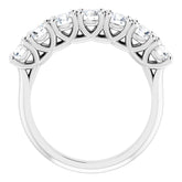 Platinum 1 1/3 CTW Natural Diamond Seven-Stone Anniversary Band