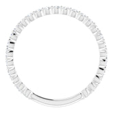 Platinum 1/3 CTW Natural Diamond Anniversary Band