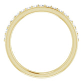14K Yellow 1/3 CTW Natural Diamond Anniversary Band