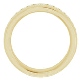 14K Yellow 1 CTW Diamond Band
