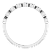 Platinum 1/4 CTW Natural Diamond Anniversary Band