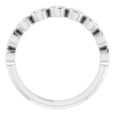 Platinum 1/2 CTW Natural Diamond Anniversary Band