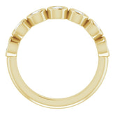 14K Yellow 5/8 CTW Natural Diamond Anniversary Band