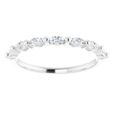 Platinum 1/3 CTW Natural Diamond Anniversary Band