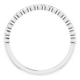 14K White 1/3 CTW Natural Diamond Anniversary Band