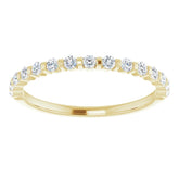 14K Yellow 1/3 CTW Natural Diamond Anniversary Band