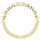 14K Yellow 1/2 CTW Natural Diamond Anniversary Band