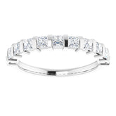 14K White 3/4 CTW Natural Diamond Anniversary Band