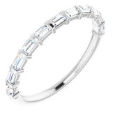 14K White 1/5 CTW Natural Diamond Anniversary Band
