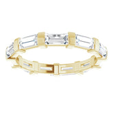 14K Yellow 1 5/8 CTW Natural Diamond Eternity Band Size 7