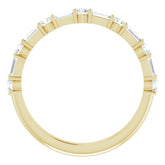 14K Yellow 1/2 CTW Natural Diamond Anniversary Band