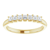 14K Yellow 1/3 CTW Natural Diamond Anniversary Band