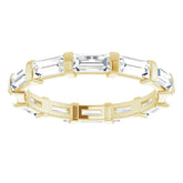 14K Yellow 1 CTW Natural Diamond Eternity Band Size 5