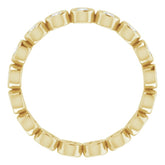 14K Yellow 1/2 CTW Natural Diamond Eternity Band Size 5