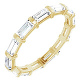 14K Yellow 1 1/6 CTW Natural Diamond Eternity Band Size 6