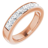 14K Rose 2 3/4 CTW Natural Diamond Band