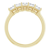 14K Yellow 1 CTW Natural Diamond Anniversary Band