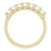 14K Yellow 5/8 CTW Natural Diamond Anniversary Band