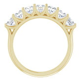 14K Yellow 1 3/4 CTW Natural Diamond Anniversary Band