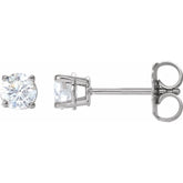 14K White 1/2 CTW Natural Diamond Stud Earrings