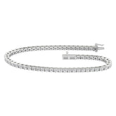 14K 5.00ct H-Color/VS-Clarity Lab-Diamond Tennis-Bracelet