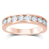 14K 0.52ct Diamond Channel-set Wedding-Band