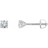 14K White Gold 1/8 CTW Natural Diamond Cocktail-Style Earrings