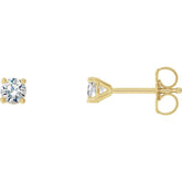 14K Yellow Gold 1/8 CTW Natural Diamond Cocktail-Style Earrings
