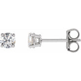14K White 1/3 CTW Lab-Grown Diamond Stud Earrings