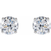 14K White 1 1/2 CTW Lab-Grown Diamond Stud Earrings